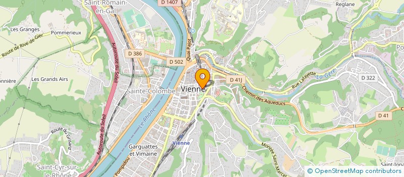 localisation de l'entreprise MONSIEUR MASSIMO ARATI à VIENNE