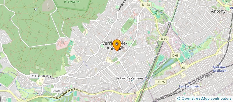 localisation de l'entreprise MONSIEUR MASSIMO BILLARD à VERRIERES-LE-BUISSON