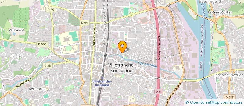 localisation de l'entreprise MONSIEUR MASSIMO BOZINO à VILLEFRANCHE-SUR-SAONE