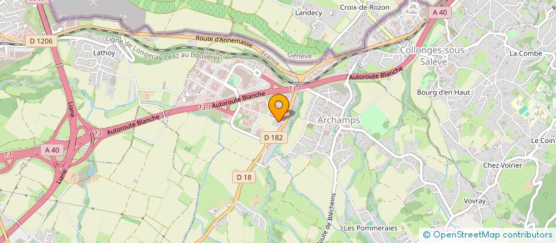 localisation de l'entreprise MONSIEUR MASSIMO CIPRIANO  ARCHAMPS