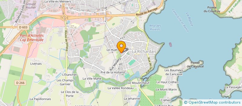 localisation de l'entreprise MONSIEUR MASSIMO DEVEZE  LA RICHARDAIS