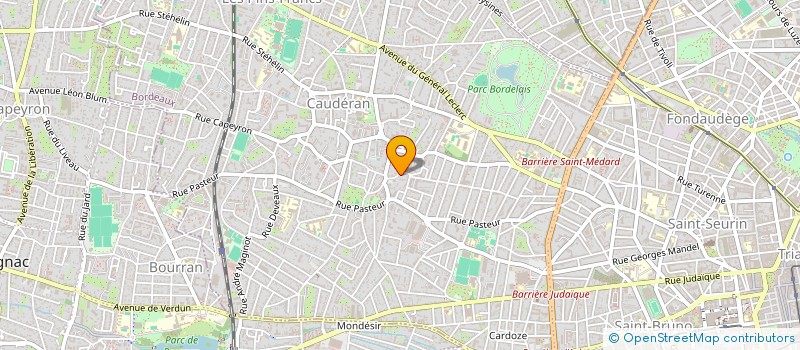 localisation de l'entreprise MONSIEUR MASSIMO GALDON à BORDEAUX
