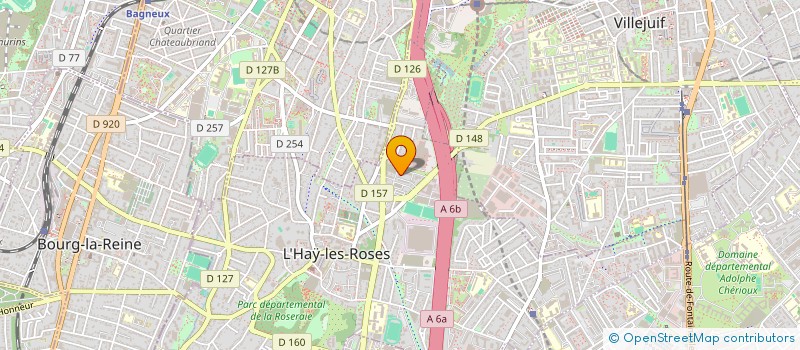 localisation de l'entreprise MONSIEUR MASSIMO LEPORE  L'HAY-LES-ROSES