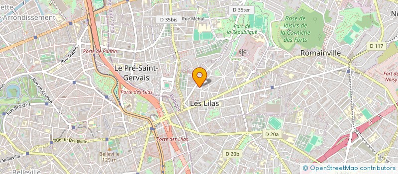 localisation de l'entreprise MONSIEUR MASSIMO LOMBARDI à LES LILAS
