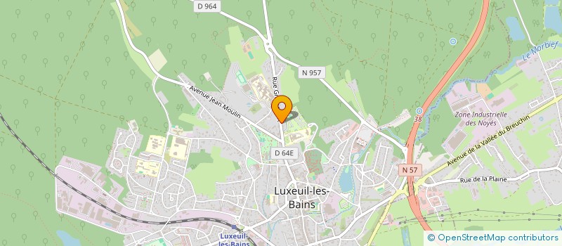 localisation de l'entreprise MONSIEUR MASSIMO MALAGNINO  LUXEUIL-LES-BAINS