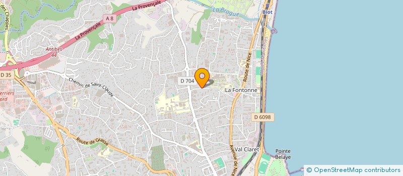 localisation de l'entreprise MONSIEUR MASSIMO MASCI à ANTIBES