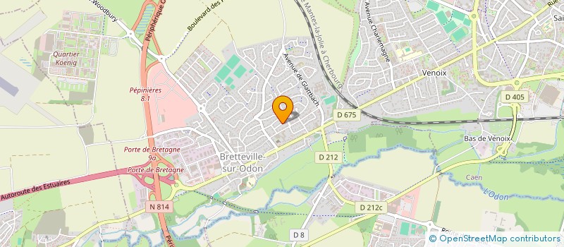 localisation de l'entreprise MONSIEUR MASSIMO OSTOLIDI  BRETTEVILLE-SUR-ODON