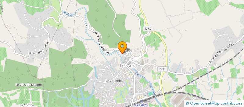 localisation de l'entreprise MONSIEUR MASSIMO PALAZZARI  LES ARCS