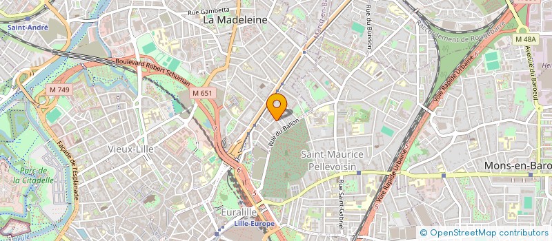 localisation de l'entreprise MONSIEUR MASSIMO PANCARI à LA MADELEINE