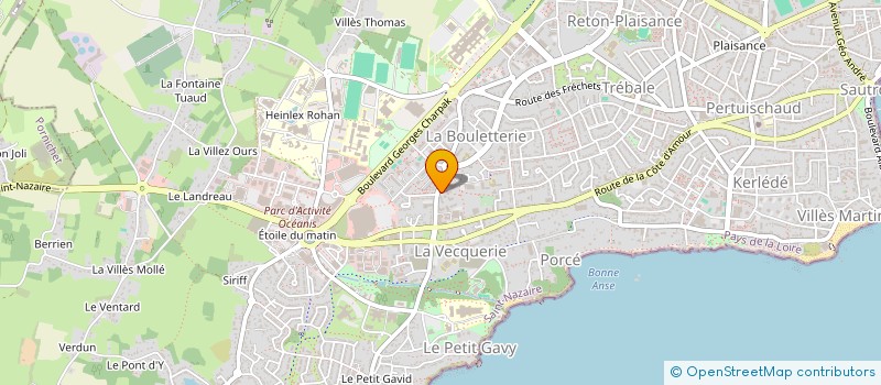 localisation de l'entreprise MONSIEUR MASSIMO SGARIOTO  SAINT-NAZAIRE