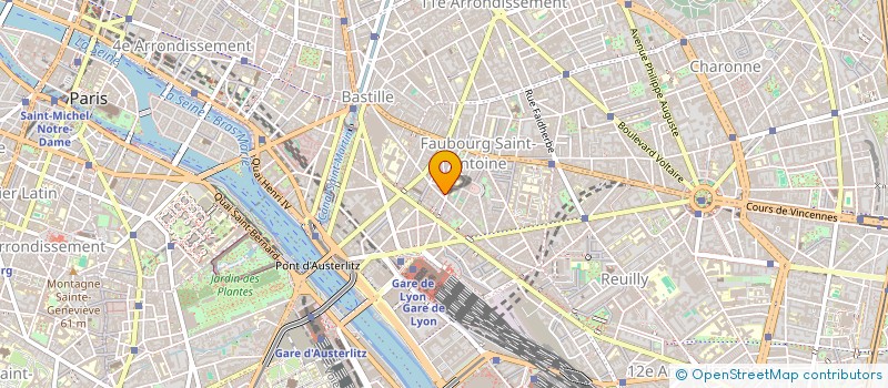 localisation de l'entreprise MONSIEUR MASSIMO TRASENTE  PARIS