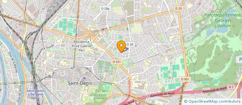 localisation de l'entreprise MONSIEUR MASSINISSA ACHROUF  SAINT-DENIS