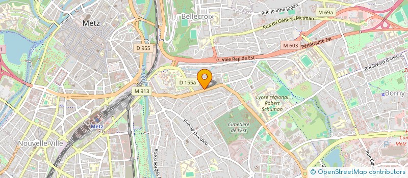 localisation de l'entreprise MONSIEUR MASSINISSA AIT-AKIL  METZ