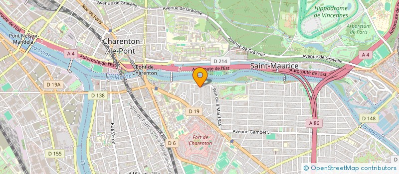 localisation de l'entreprise MONSIEUR MASSINISSA AKCHICHE  MAISONS-ALFORT