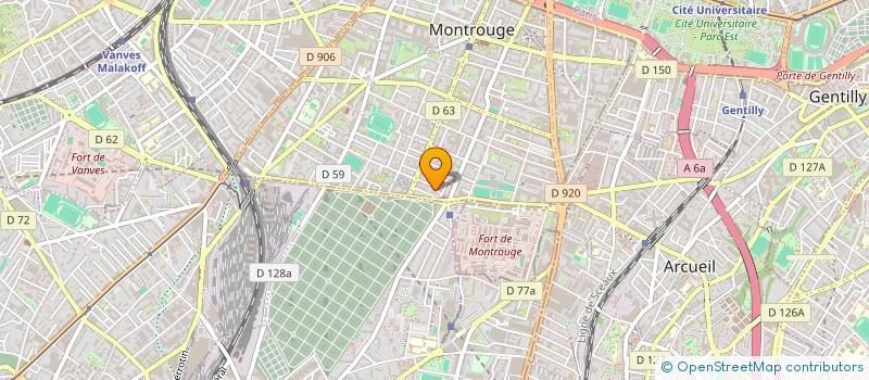 localisation de l'entreprise MONSIEUR MASSINISSA AMER à MONTROUGE