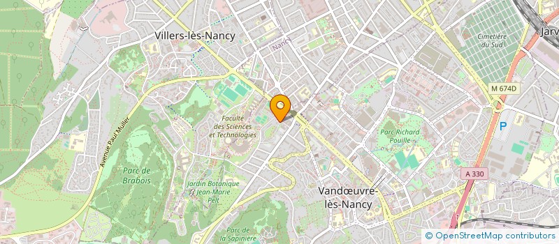 localisation de l'entreprise MONSIEUR MASSINISSA AMOURA  VANDUVRE-LES-NANCY