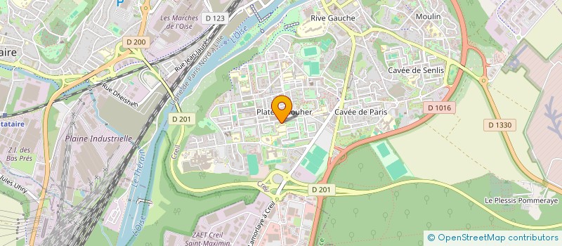 localisation de l'entreprise MONSIEUR MASSINISSA ARIS à CREIL