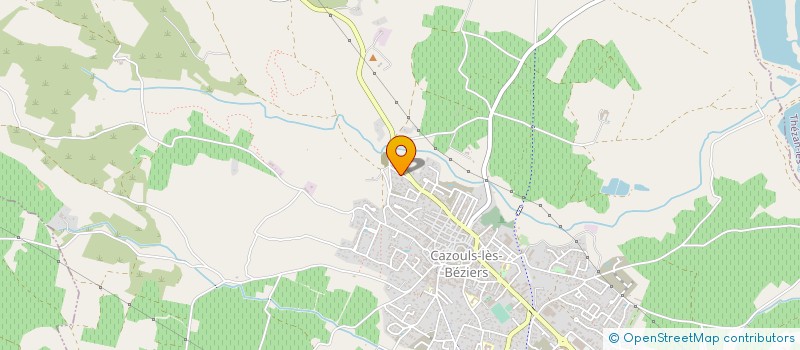 localisation de l'entreprise MONSIEUR MASSINISSA BARACHE  CAZOULS-LES-BEZIERS