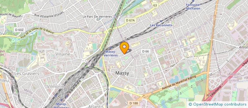 localisation de l'entreprise MONSIEUR MASSINISSA BELARBI à MASSY
