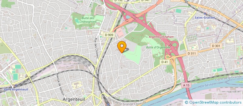 localisation de l'entreprise MONSIEUR MASSINISSA BEN ALIOUA  ARGENTEUIL