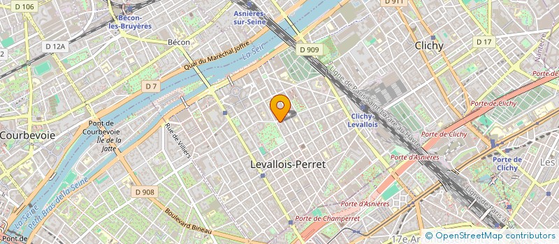 localisation de l'entreprise MONSIEUR MASSINISSA BENOUDIBA à LEVALLOIS-PERRET