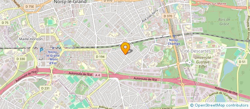 localisation de l'entreprise MONSIEUR MASSINISSA BESSAOUD  NOISY-LE-GRAND