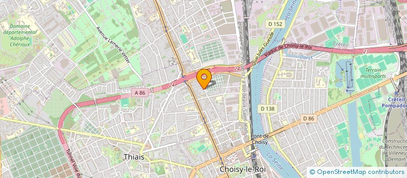 localisation de l'entreprise MONSIEUR MASSINISSA BIBI  CHOISY-LE-ROI