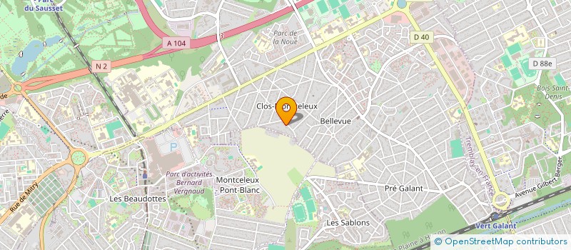 localisation de l'entreprise MONSIEUR MASSINISSA BOUDAOUD à VILLEPINTE