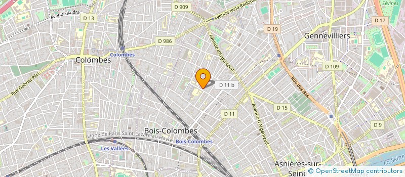 localisation de l'entreprise MONSIEUR MASSINISSA BOUDJEMIA à BOIS-COLOMBES