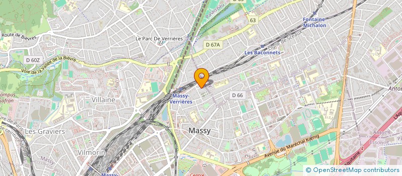 localisation de l'entreprise MONSIEUR MASSINISSA BOUGHEDA à MASSY