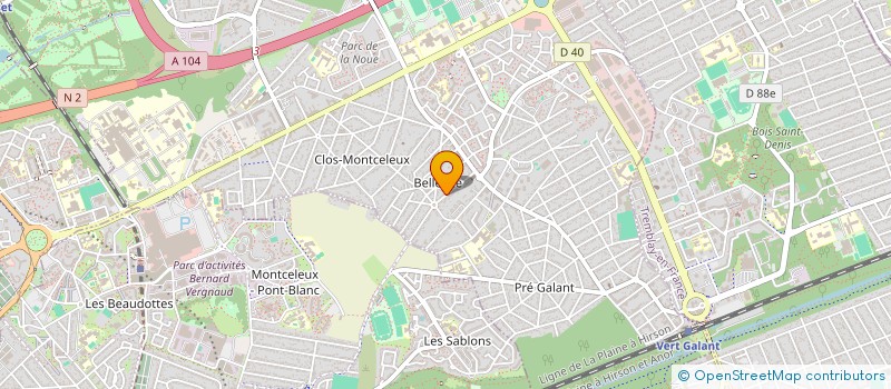 localisation de l'entreprise MONSIEUR MASSINISSA BOUSSADIA à VILLEPINTE