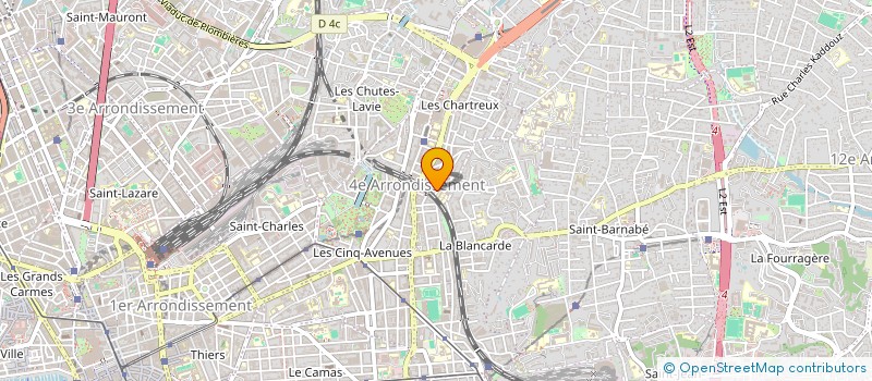 localisation de l'entreprise MONSIEUR MASSINISSA BOUSSAID à MARSEILLE 4EME
