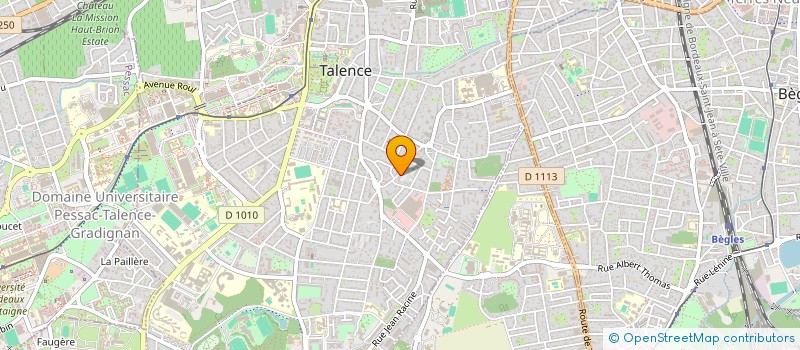 localisation de l'entreprise MONSIEUR MASSINISSA CHABATI  TALENCE