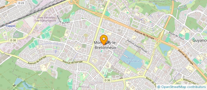 localisation de l'entreprise MONSIEUR MASSINISSA CHAIB à MONTIGNY-LE-BRETONNEUX