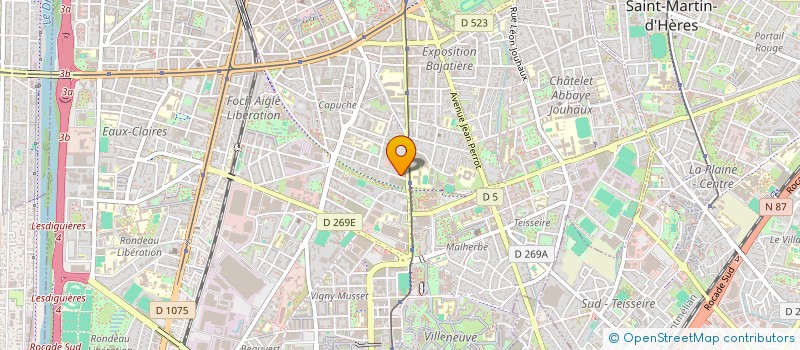 localisation de l'entreprise MONSIEUR MASSINISSA CHERIFI à GRENOBLE