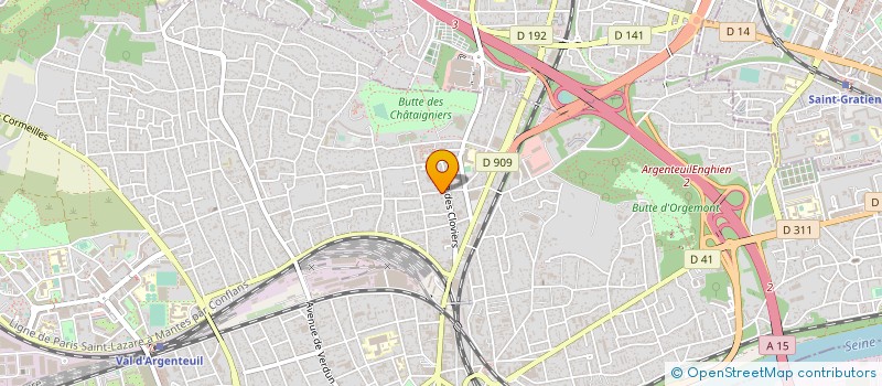 localisation de l'entreprise MONSIEUR MASSINISSA DAHLAL  ARGENTEUIL