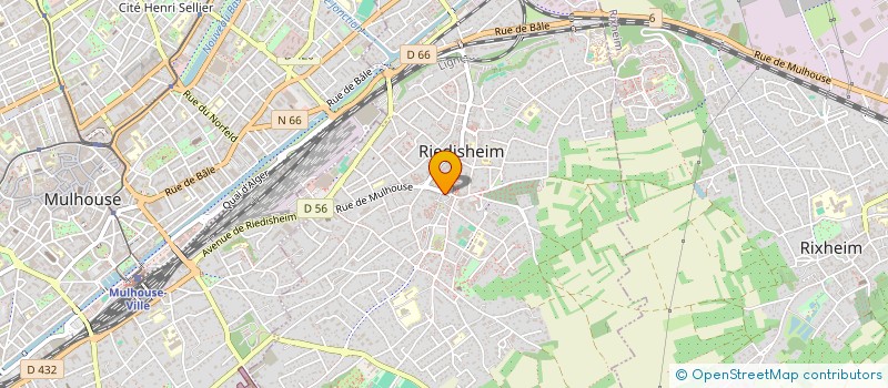 localisation de l'entreprise MONSIEUR MASSINISSA DAIRI  RIEDISHEIM