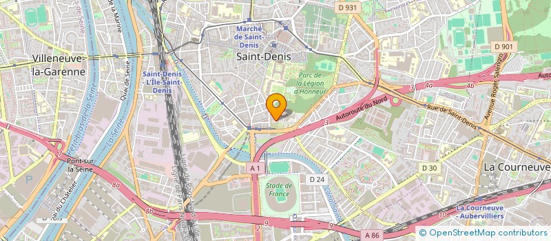 localisation de l'entreprise MONSIEUR MASSINISSA DJERROUD à SAINT-DENIS