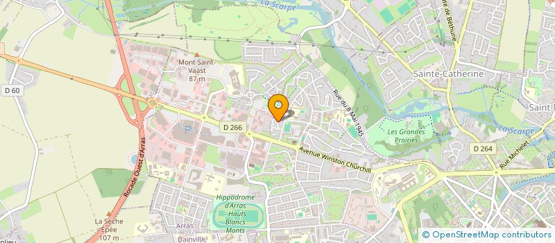 localisation de l'entreprise MONSIEUR MASSINISSA FANDI à ARRAS