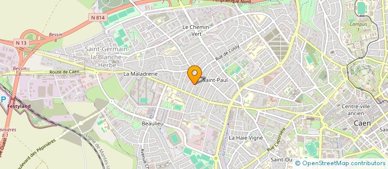 localisation de l'entreprise MONSIEUR MASSINISSA HAMDI à CAEN