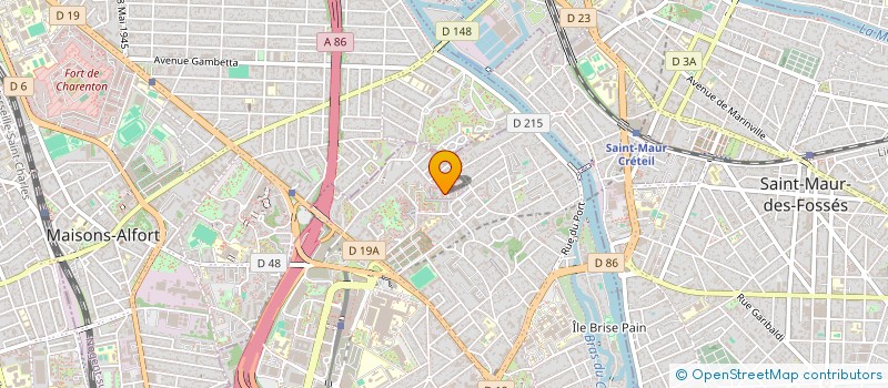 localisation de l'entreprise MONSIEUR MASSINISSA HITOUCHE  CRETEIL