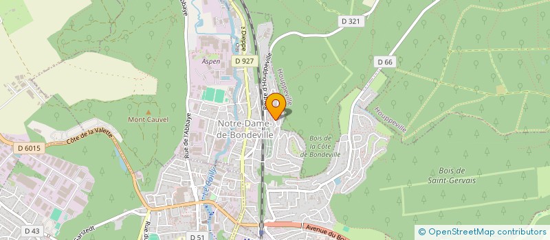 localisation de l'entreprise MONSIEUR MASSINISSA KAROUR  NOTRE-DAME-DE-BONDEVILLE