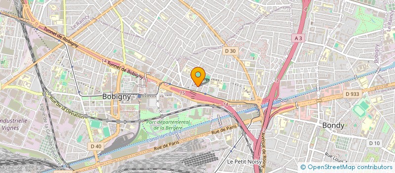 localisation de l'entreprise MONSIEUR MASSINISSA LAAREF  BOBIGNY