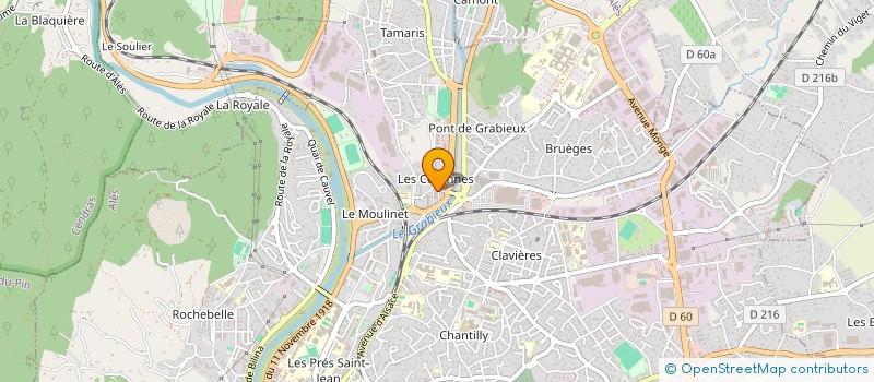 localisation de l'entreprise MONSIEUR MASSINISSA LAIDI  ALES