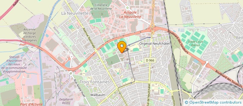 localisation de l'entreprise MONSIEUR MASSINISSA LAOUCHEDI  REIMS