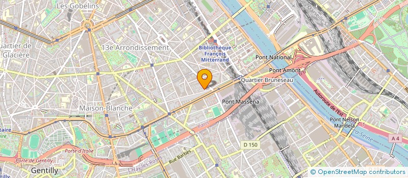 localisation de l'entreprise MONSIEUR MASSINISSA LARABI  PARIS