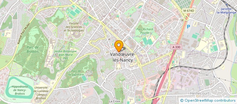 localisation de l'entreprise MONSIEUR MASSINISSA MAHIOU  VANDUVRE-LES-NANCY