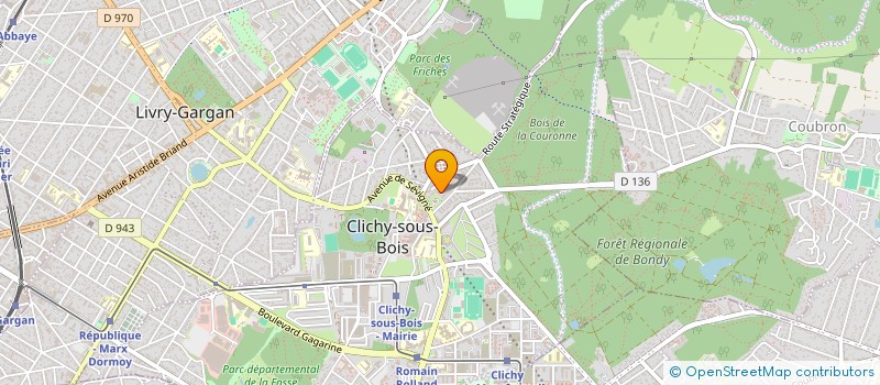 localisation de l'entreprise MONSIEUR MASSINISSA MAHTOUT  CLICHY-SOUS-BOIS