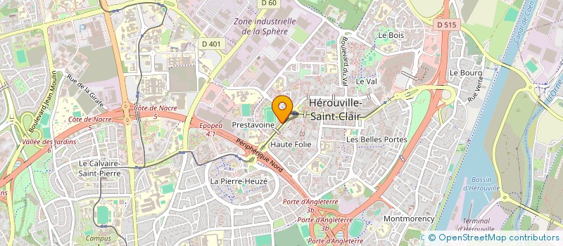 localisation de l'entreprise MONSIEUR MASSINISSA MEGHIRAA à HEROUVILLE-SAINT-CLAIR