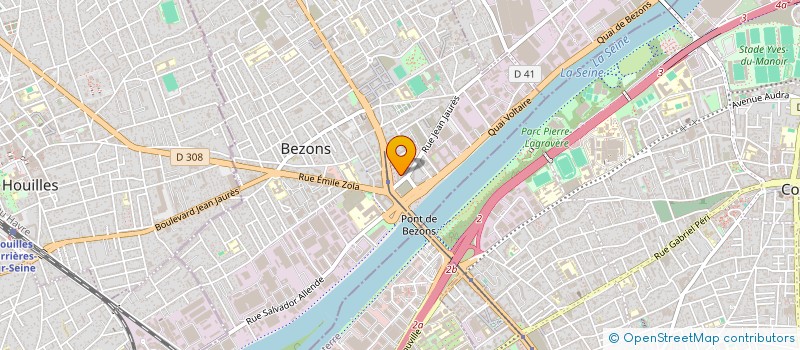 localisation de l'entreprise MONSIEUR MASSINISSA OUENDI  BEZONS